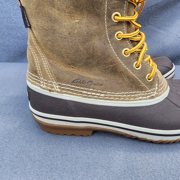 Eddie Bauer Rubber Duck Boots 8 Thermafill 200g Insulation Weatheredge Hunt Pack - Picture 12 of 16